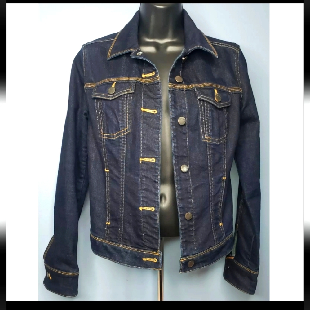 BACCINI WEEKENDS DENIM JACKET SIZE MEDIUM